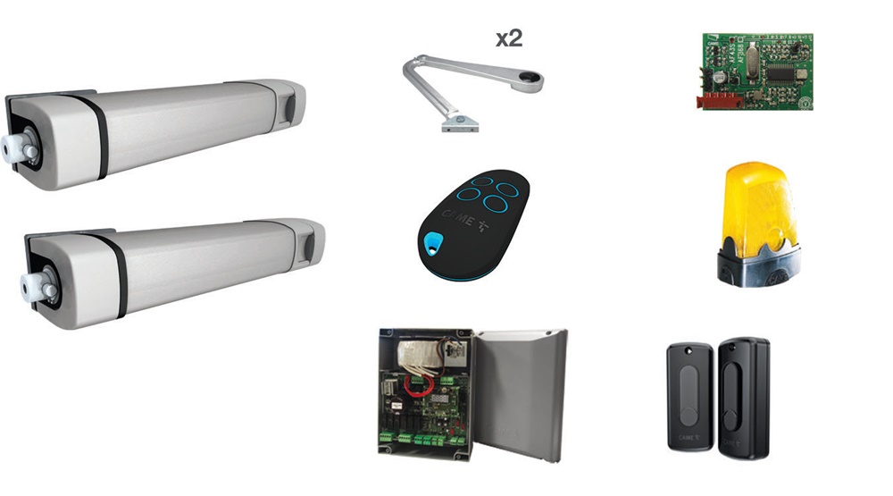 KIT ARTICOLAZIONE STYLO 1,8M 24V PER ANTE FINO 100KG AUTOMAZIONE PORTA