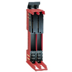 Base rossa modulo di sicurezza, Modicon TM5 safety, 24V DC - I/O