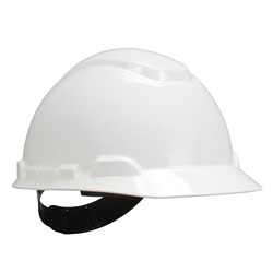 Elmetto 3M™ H700N-VI, ventilato, con cricchetto, bardatura in plastica, Bianco