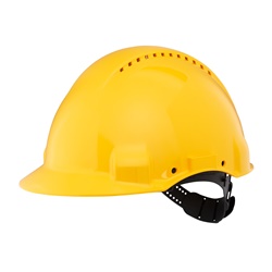 Elmetto 3M G3000CUV ventilato con Uvicator protezione testa ambienti industriali