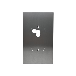 Placca adattamento per pulsantiere Extra/Ciao/Quadra su scatole 1-2 moduli Comelit/Bticino/Urmet