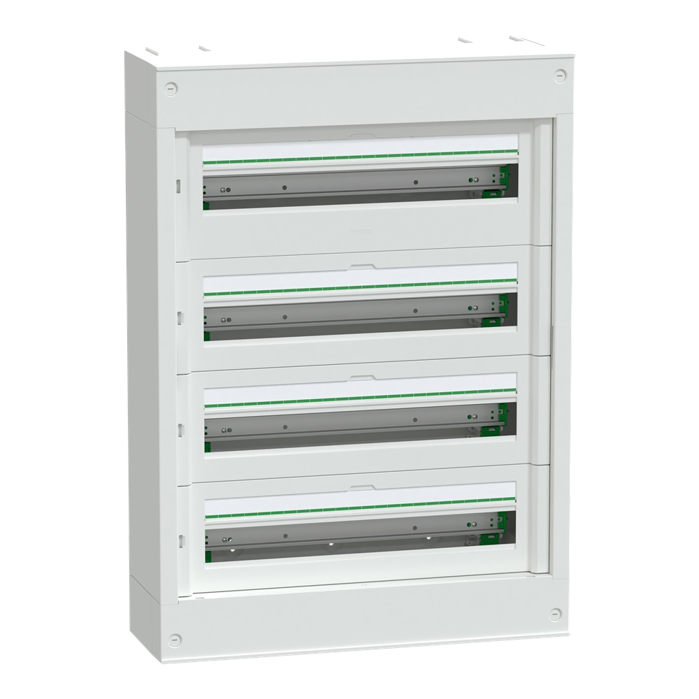 Centralino PrismaSeT S parete 4 file 24 moduli morsettiera terra IP41 IK08 per terziario