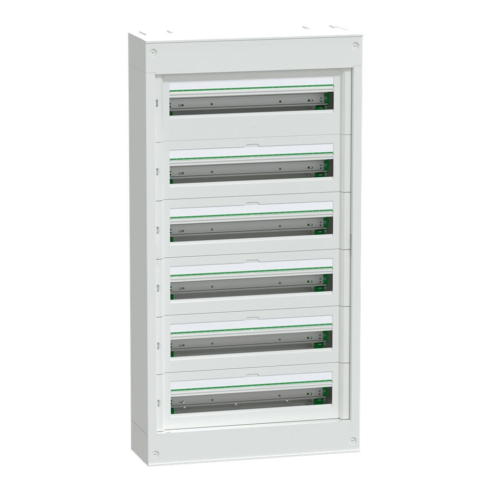 Centralino PrismaSeT S parete 6 file 24 moduli 160A morsettiera terra IP41 interno