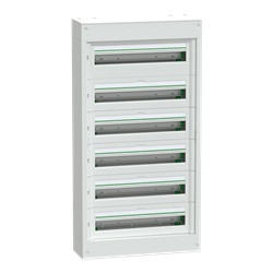 Centralino PrismaSeT S parete 6 file 24 moduli 160A morsettiera terra IP41 interno