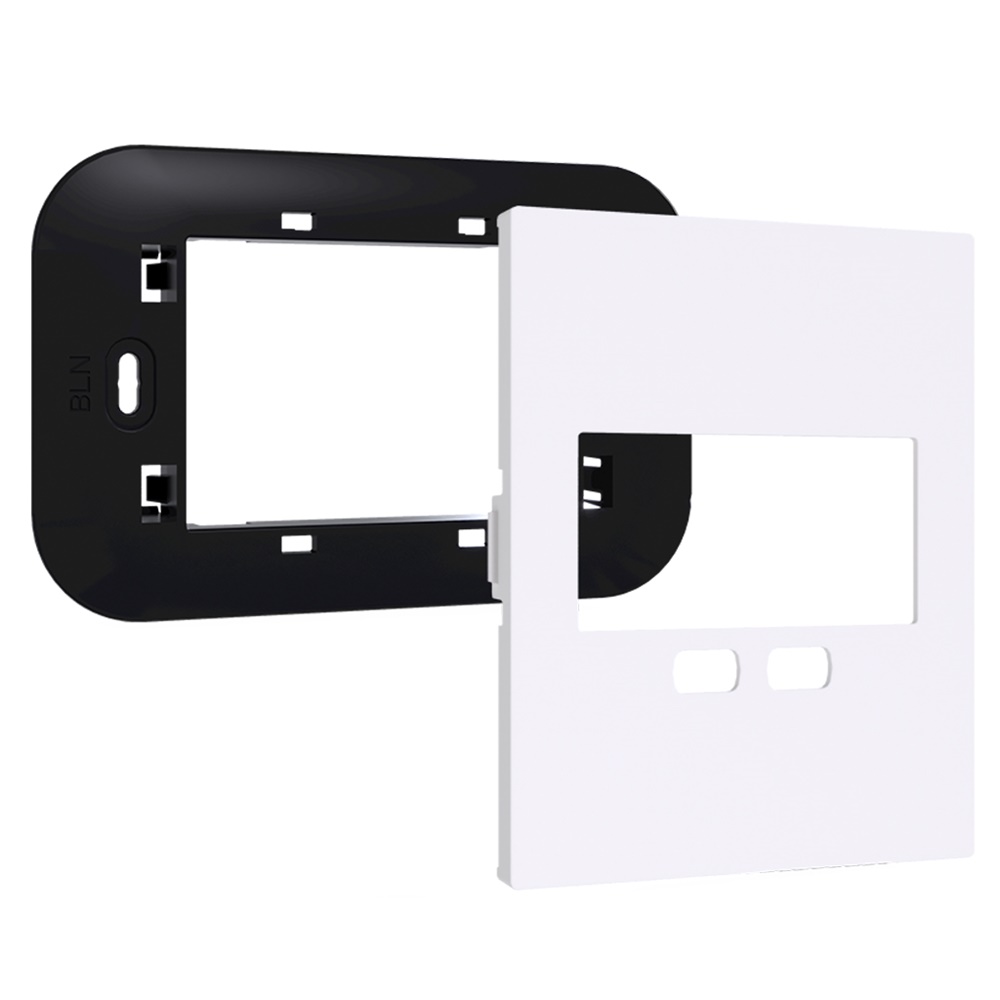 Kit montaggio Living Now bianco per cronotermostato Keo LCD installazione semplice