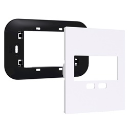 Kit montaggio Living Now bianco per cronotermostato Keo LCD installazione semplice
