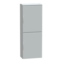 Armadio in poliestere, Thalassa PLA, porta piena, tetto ventilato, 2000x750x420mm, IP44, IK10