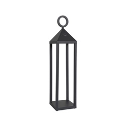 Lampada da tavolo portatile LED 2,2W 2700K IP54 antracite per interno ed esterno