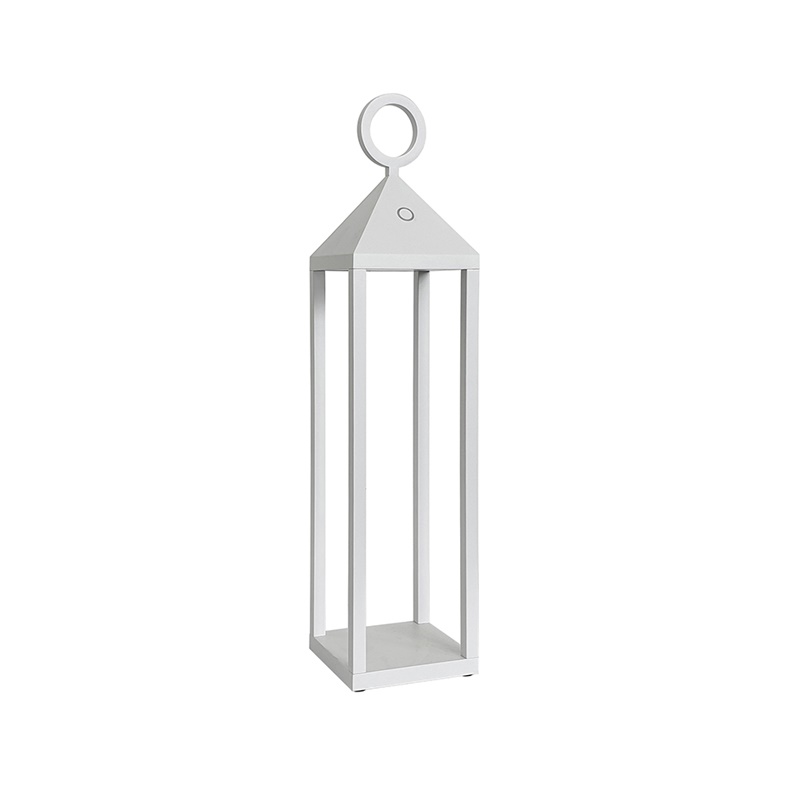 Lampada da tavolo portatile LED 2,2W bianca IP54 ricaricabile per esterno interno