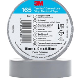 TEMFLEX 165 15MM X 10M GREY