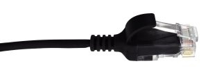 PATCH CORD SLIM CAT6 UTP 03M NERO