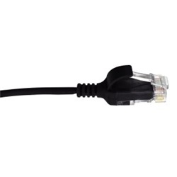 PATCH CORD SLIM CAT6 UTP 03M NERO