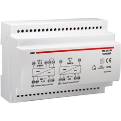 Alimentatore switching stabilizzato 108W 115-230V 24V montaggio su barra DIN compatto con protezioni integrate