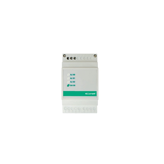 Batteria litio 10,8VDC 1,7Ah DIN 3 moduli per centrale gas 47CDG206, autonomia 30-40min sistema completo