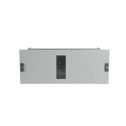 Kit combinato quadro modulare 4 poli con interruttore differenziale 200x600 mm per impianti elettrici domestici e industriali