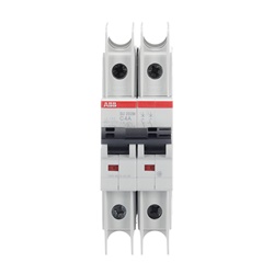 Interruttore automatico miniatura SU202M 2 poli 4A curva C 10kA UL489