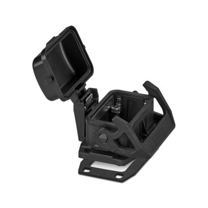 Custodia da incasso B6 PA 6.6-FR con coperchio PC e guarnizione piatta per protezione standard