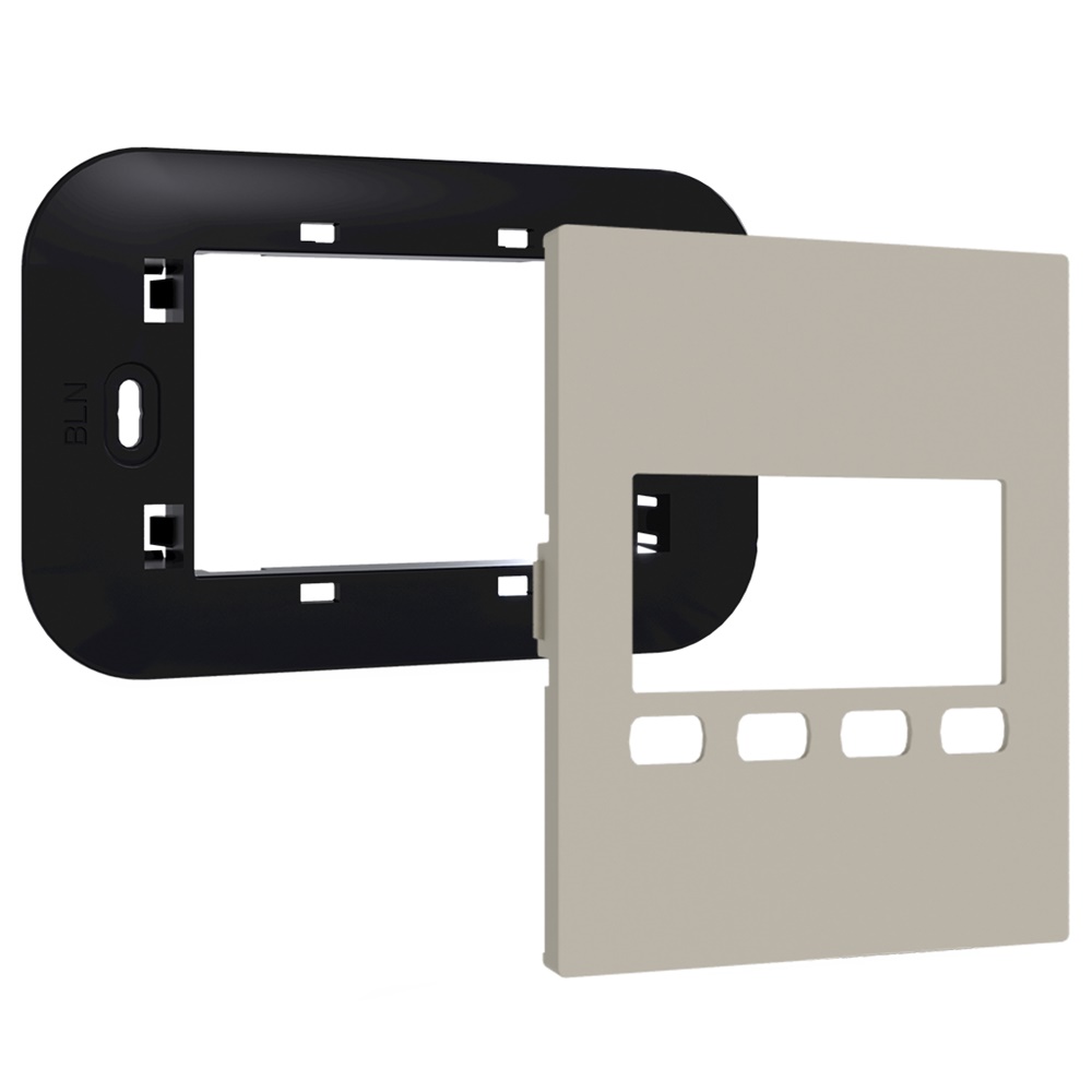 Kit montaggio cronotermostato Dafne Bticino Living Now sabbia per installazione semplice