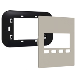 Kit montaggio cronotermostato Dafne Bticino Living Now sabbia per installazione semplice
