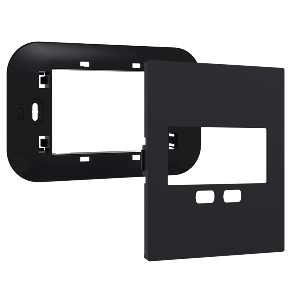 Kit montaggio cronotermostato Keo LCD placca Bticino Living NOW nero