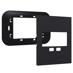 Kit montaggio cronotermostato Keo LCD placca Bticino Living NOW nero