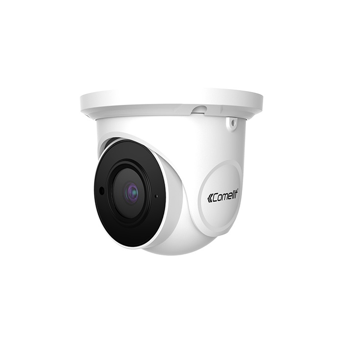 Serie Advance - Telecamera IP turret 4MP, varifocale 2.8-12mm, LED IR 50m, microfono, slot SD, IP67, 12V e PoE, ONVIF