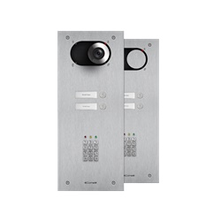 Frontale Switch 2 Pulsanti Chiave Elettronica Acciaio Inox AISI 316 Per Pulsantiera Simplebus/ViP