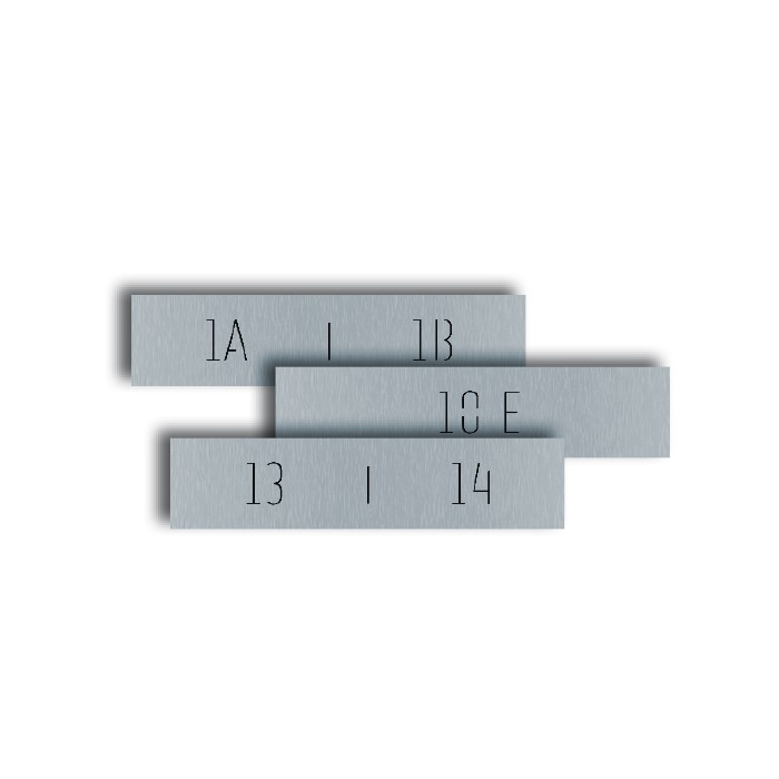 Serie Ultra - Pulsante doppio Full Metal, numeri 21-22 incisi retroilluminati, alluminio anti-UV