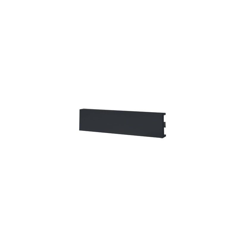 Serie Ultra Black - Tappo Full Metal per pulsantiera, nero RAL9005, alluminio + PMMA anti-UV
