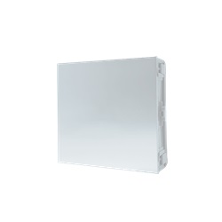 Serie Ultra White - Modulo cieco Full Metal, rivestimento alluminio anodizzato