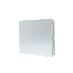 Serie Ultra White - Modulo cieco Full Metal, rivestimento alluminio anodizzato