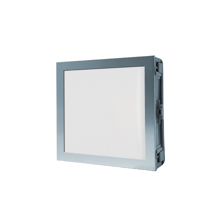 Serie Ultra - Modulo informativo Metal, numero civico, retroilluminazione bianca, sensore crepuscolare