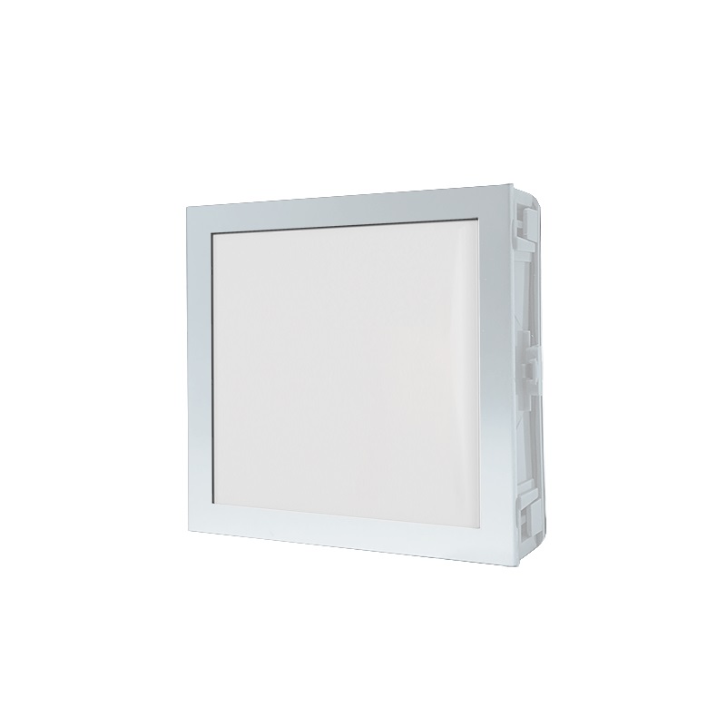 Serie Ultra White - Modulo informativo Metal, numero civico, retroilluminazione bianca, sensore crepuscolare