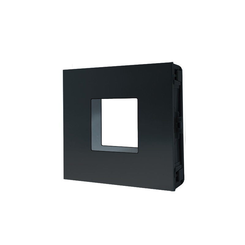Serie Ultra Black - Modulo lettori controllo accessi, foro 40x40mm, nero RAL9005