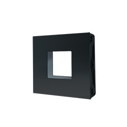 Serie Ultra Black - Modulo lettori controllo accessi, foro 40x40mm, nero RAL9005