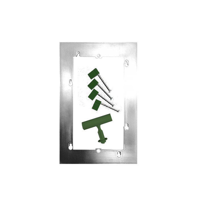 Serie Ultra - Kit fissaggio cartongesso pulsantiera 2 moduli