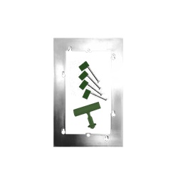 Serie Ultra - Kit fissaggio cartongesso pulsantiera 3 moduli