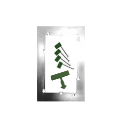 Serie Ultra - Kit fissaggio cartongesso pulsantiera 4 moduli