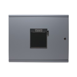 Serie LogiFire - Stampante termica per centrale 41CPE118, 170mm/s, RS232, box metallico 430x330x150mm, 100-240VAC indipendente, EN54-13