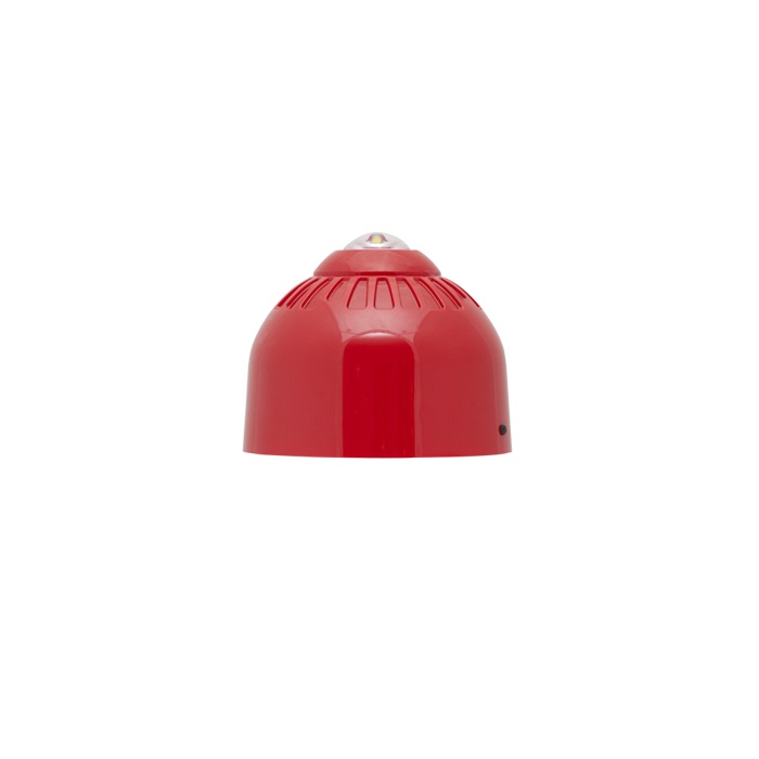 Lampeggiante soffitto LED bianco, copertura 3x15m, IP65, EN54-23