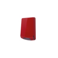 Sirena convenzionale da esterno, IP44, lampeggiante 2 LED, 95dB, 20-30VDC, 28mA, EN54-3