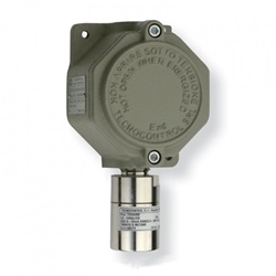 Rivelatore ATEX ossigeno autonomo, elettrochimico, rileva assenza/eccesso O₂, zona 1, 3 relè allarme + 1 guasto, 4-20mA, 12-24VDC