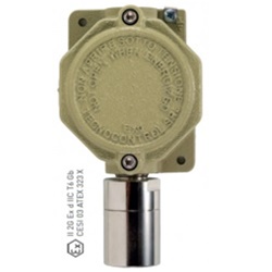 Rivelatore ATEX vapori benzina autonomo, cella catalitica, zona 1, 3 relè allarme + 1 guasto, 4-20mA, cartuccia sostituibile, 12-24VDC