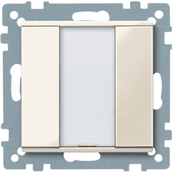 Pulsantiera multifunzione singola plus, bianco, SystemM
