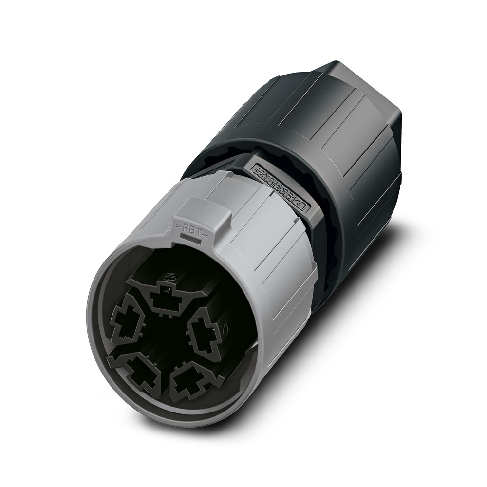 QPD P 4PE6,0 12-20 BK CONNETTORE