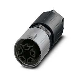 QPD P 4PE6,0 12-20 BK CONNETTORE