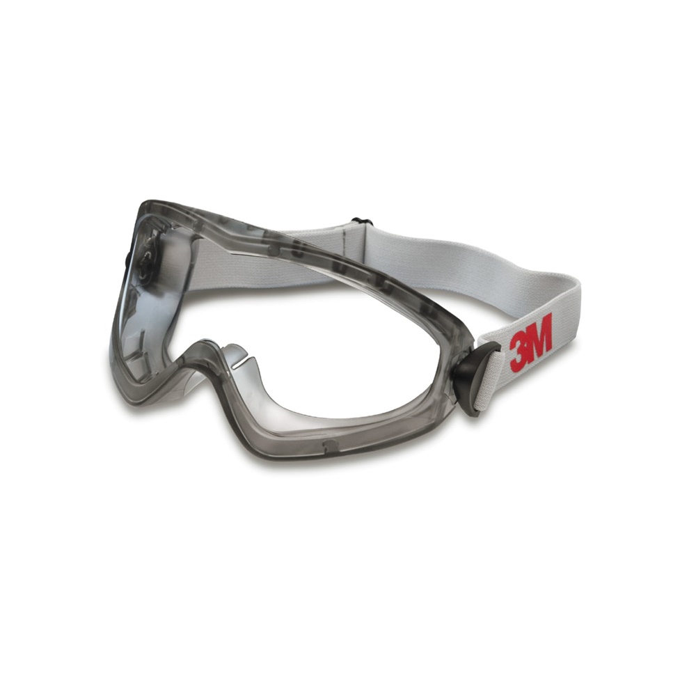 Occhiali a mascherina 3M serie 2890 ventilazione indiretta lenti antigraffio anti-appannamento sicurezza lavoro
