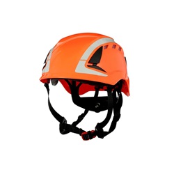 3M™ SecureFit™ Elmetto, X5007V-CE, bianco, ventilato, rifrangente, marchio CE, 4 unità/cartone