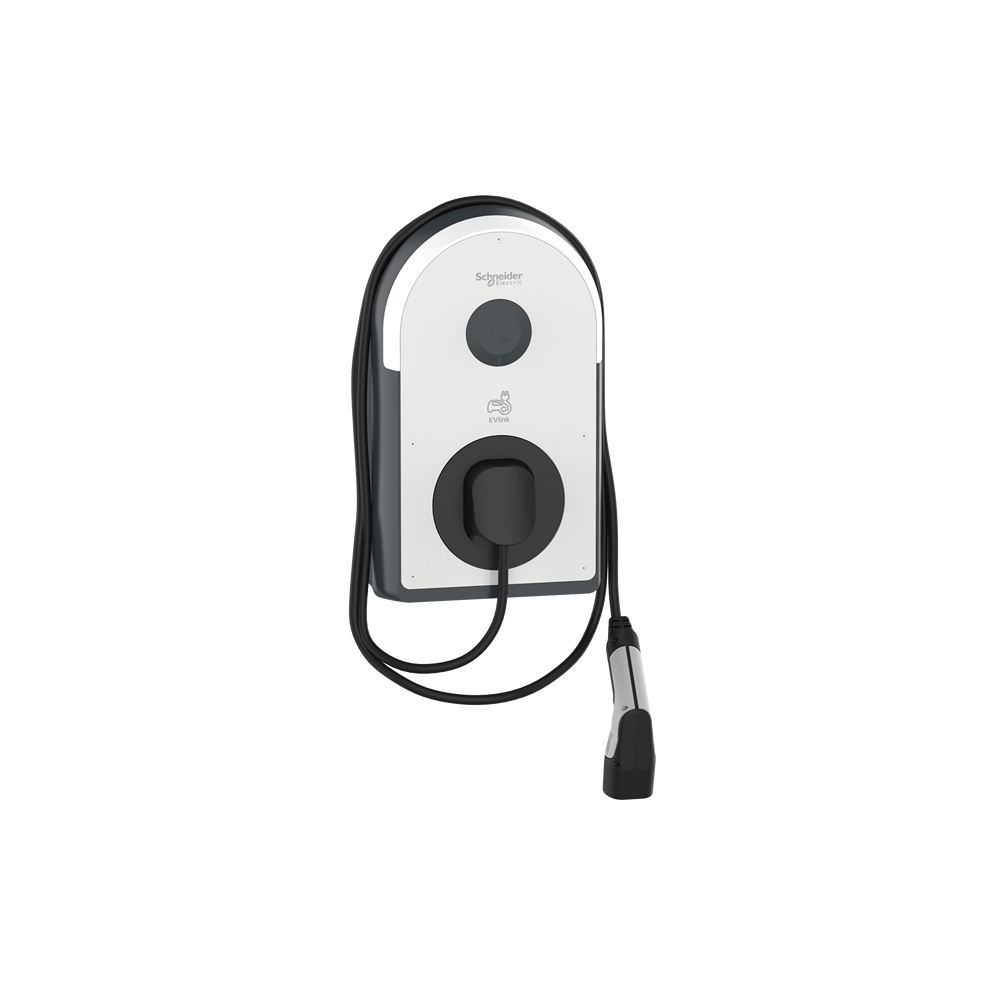 EVlink Pro AC 7.4kW 1PN RDC-DD 6mA Tipo ASI e MNX int. con cavo T2