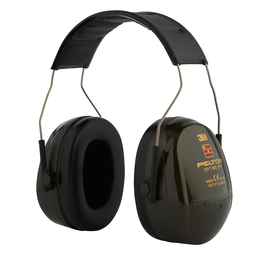 Cuffie auricolari 3M™ PELTOR™ Optime™ III, 35 dB, nero/rosso, bardatura temporale, H540A-411-SV